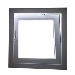 Holztek - Oslbat/batiente Der-Iz, 4500, Mco Blco, Cristal TP, Vidrio Satinado 70-80/140-150