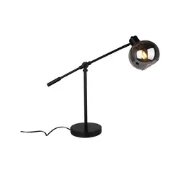 Just Home Collection - Lámpara de Mesa Negro E27