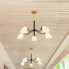 Just Home Collection - Lámpara Colgante Spider 5 Luces E14