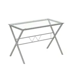 Just Home Collection - Escritorio Vidrio 110 x 60 x 74 cm