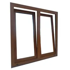 Holztek - Doble Oslbat/bat Der-Iz, 4500, Mco Foliado, Cristal TP, Vidrio Satin 170-180/140-150