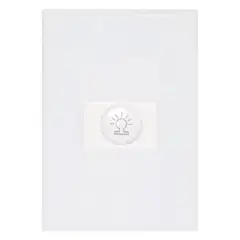 Igoto - Placa Armada con Dimmer, Blanco Lugano