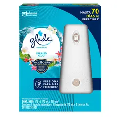 Glade - Aparato automatico paraiso azul 175 gr