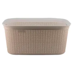 Top Choice - Cesto rectagular 27 l blanco