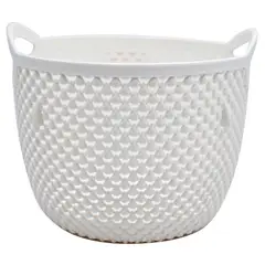 Top Choice - Canasta redonda 3.3 l blanco