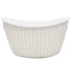 Top Choice - Cesto ovalado blanco 9 l