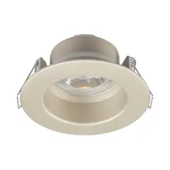 Dairu - Spot LED empotrable circular luz cálida de 5.5 W Café