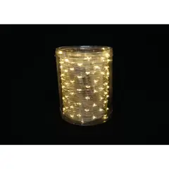 Just Home Collection - Guirnalda micro LED de luz cálida de 10 m