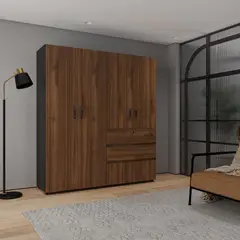 Just Home Collection - Clóset 6 puertas 2 cajones gales