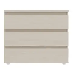 Just Home Collection - Cómoda 3 cajones niebla