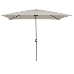 Just Home Collection - Sombrilla Rectangular Crudo 2 x 3 M