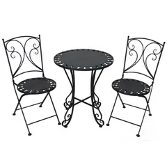 Just Home Collection - Juego de Balcón Roma 2 Personas