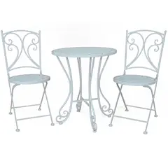 Just Home Collection - Juego de Balcón Roma Blanco