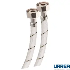 Urrea - Manguera para Lavabo 40 cm, Blanco
