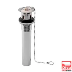 Dica - Contra para Lavabo con Tapón y Cadena