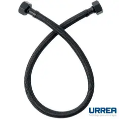 Urrea - Manguera para Lavabo y Fregadero 55 cm, Negro