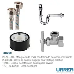 Urrea - Kit de Reparación de Latón para Lavabo