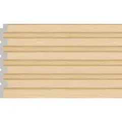 Holztek - Lambrin para interior WPC Light Brown 12 x 240 cm mate 0.28 m2