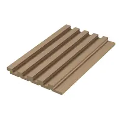 Holztek - Lambrin Para Interior Wpc Brown 12X240 Mate 0.28 M2 Cada Uno