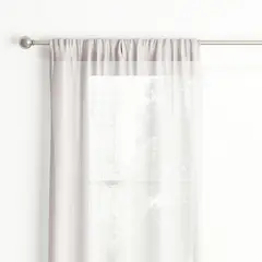 Just Home Collection - Cortinas Tergal Plus de 140 x 220 cm 2 paneles Blanco