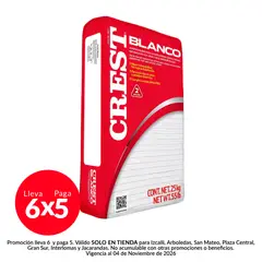 Crest - Adhesivo Blanco 25K