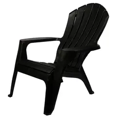 Just Home Collection - Silla para Terraza Resina Negro