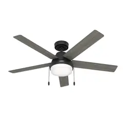 Hunter Fan - Ventilador de Techo Locke 5 Aspas y 2 Luces de 52" Plata