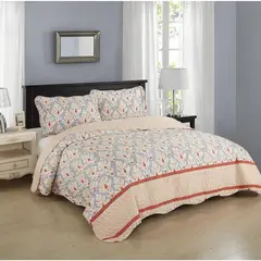 Just Home Collection - Colcha Individual Estampado Boho Multicolor