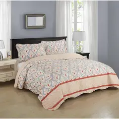 Just Home Collection - Colcha Super King Estampado Boho Multicolor