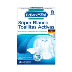 Dr. Beckmann - Súper Blanco Toallas Activas 15 pzs Dr Beckmann