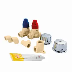 Iusa - Juego de Válvulas de Empotrar CPVC