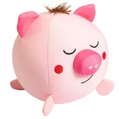 Casa Bonita - Cojín Decorativo tipo Pelota de Cerdito de 20 cm