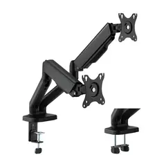 Dairu - Soporte brazo para 2 monitores