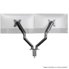 Dairu - Soporte brazo para 2 monitores