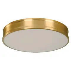 Ikelite - Lámpara de techo LED Osaka de 1 luz de 24W Amarillo/ Dorado