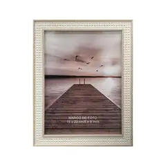 Just Home Collection - Marco para fotografías Ally de 23 x 18 Blanco