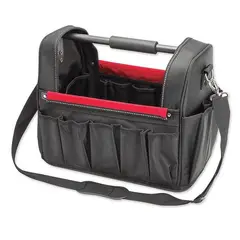 Ubermann - Caja de Nailon, Negro con Rojo