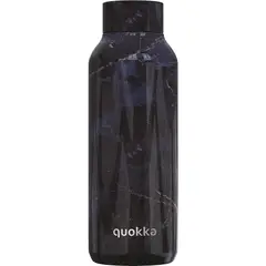 Quokka - Botella de acero inoxidable diseño mármol negro 510 ml