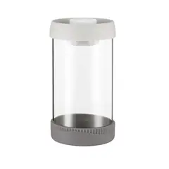 Just Home Collection - Frasco de vidrio con tapa de silicona 1500 ml