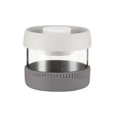 Just Home Collection - Frasco de vidrio con tapa de silicona 450 ml