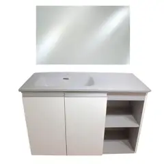 Sensi Dacqua Design - Mueble de baño Vega en Brillo Blanco con espejo