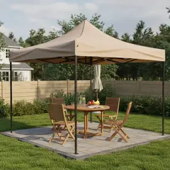Just Home Collection - Toldo Plegable Taupe 3x3 M