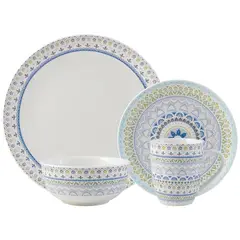 Just Home Collection - Juego de vajilla 16 piezas Seoul