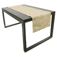 Just Home Collection - Camino de mesa diseño rama amarilla 40 x 160 cm