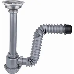 Urrea - Céspol Flexible Gris con Bote Grande y Contracanasta