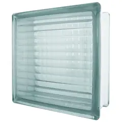 Holztek - Bloque de vidrio Cuadros de 19 x 19 cm Transparente