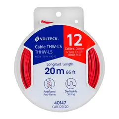 Volteck - Carrete con 20 m de Cable THHW-LS 12 AWG,