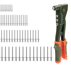 undefined - Remachadora Manual con 60 Remaches, Bauker