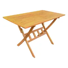 Just Home Collection - Mesa Plegable Madera Bristol 120 x 70 cm