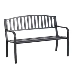 Just Home Collection - Banco de Acero 127 x 60 x 85 cm